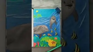 Marine Life Drawing | #shorts | Art by Soha