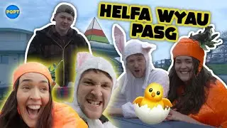 HELFA WYAU PASG YN LLANGRANNOG! EASTER EGG HUNT! 🐰