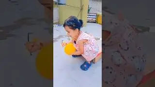 Balloon Prank With Khushi 🤣 #shorts #viralvideo #funny #commedy