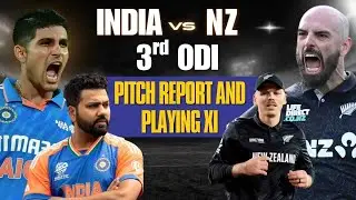 India vs New Zealand 3rd ODI – Indore Decider! Who’ll Win the Series? Pitch Report | Playing XI