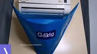 Air Conditioner Cleaning Cover With Water Pipe