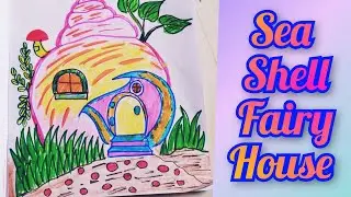 shell house drawing/fairy house