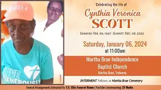 Celebrating the Life of Cynthia Veronica Scott