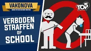 TOP 5 - VERBODEN STRAFFEN OP SCHOOL! - Vakonova