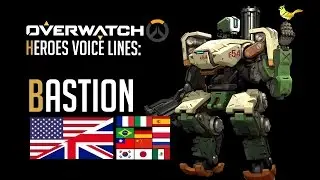 Overwatch - Bastion / All Voicelines in 13 Languages