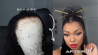 lagos hairline attempt | glueless hd  lace install