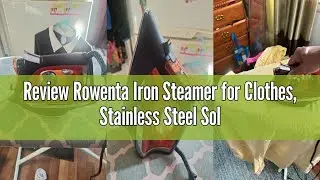Review Rowenta Iron Steamer for Clothes, Stainless Steel Soleplate Steam Iron, Microsteam Holes, 170