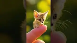 Tiny Fennec Fox Balancing on Finger | Hyperrealistic Macro Cinematic | 4K Ultra Detail