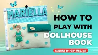 125. Dollhouse Quiet Book 