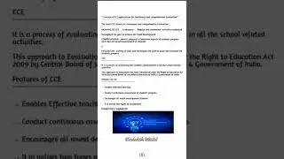 Concept of ICT Application for Continuous and Comprehensive Evaluation ||Fourth sem #like&subscribe✨