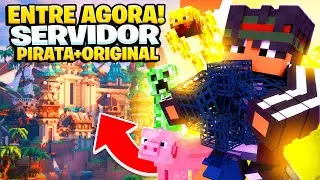 NOVO SERVIDOR de RANKUP para MINECRAFT JAVA e BEDROCK (SEM PAY TO WIN) com PREMIA&Ccedil;&Otilde;ES