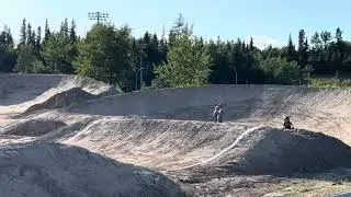 4 and 6 year old race BMX!