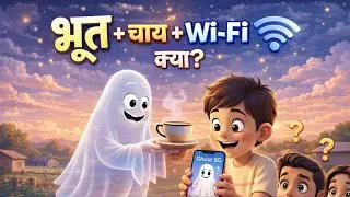 Story - भूत Network | Funny Short Story | Piyusha Tales #shortstories #cartoon #animation