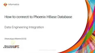 How to Connect to Phoenix HBase Database in Data Engineering Integration