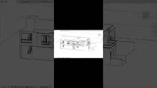 3 conversions | 2d 3d animation 🤔🤔 | 2D AutoCad to Revit 3d then Revit to TWINMOTION🏫 #shorts