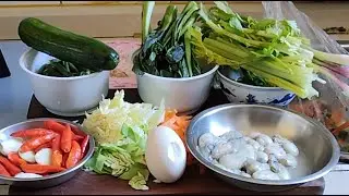 BUAT PECEL KACANG PANJANG TIMUN TOGE SEDERHANA TAPI NIKMAT