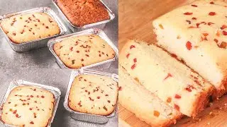 MIXED FRUITS CAKE IN FOIL BOX I EGGLESS & WITHOUT OVEN