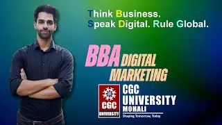 BBA with Digital Marketing | Future-Ready Business Leaders | CGC University Mohali #cgcuniversity