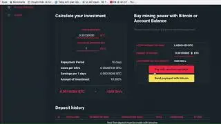 Reivew web đ&agrave;o bitcoin tự động 