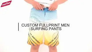 Make Your Holiday More Stylish with Custom Fullprint Men Surfing Pants
