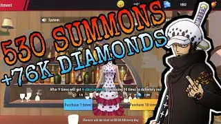 530 SUMMONS + 76K DIAMONDS | Haki Legend / OPG Pirate legend