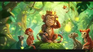 Will the monkey succeed in becoming king of the jungle?