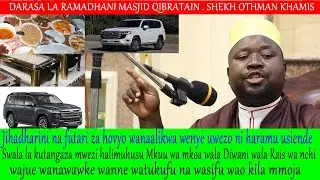 VIONGOZI WA SERIKALI AKIWEPO NA RAIS WOTE HAWANA MAMLAKA YA KUTANGAZA MWEZI WA RAMADHANI SH, OTHMAN.