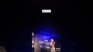 Doing Stand up at the Grisly Pear on open mic night 🌙