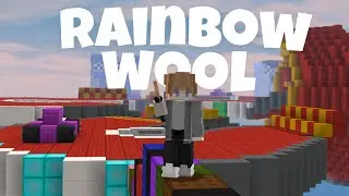 Hypixel Bedwars But ALL the Wool Changes Colour Every 2 Seconds