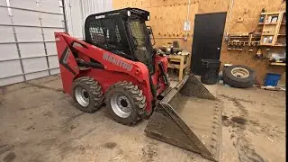 Обзор мини-погрузчика Manitou 1650R после 3 месяцев эксплуатации! Подробный осмотр!!!