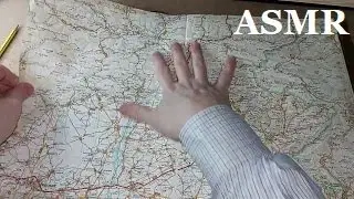ASMR - Sfogliamo un vecchio atlante stradale del 1969, mentre fuori pioviggina.