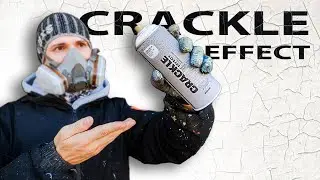 Spray Paint Tutorial: CRACKLE EFFECT Graffiti Spraydose (DEUTSCH)