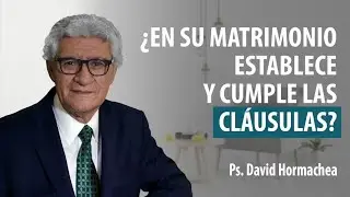 ¿EN SU MATRIMONIO ESTABLECE Y CUMPLE LAS CLÁUSULAS (Matrimoniales)? Programa 80.