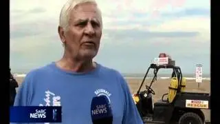 A search and rescue operation has been called off due to bad light off Bluewater Bay beach