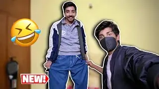 Ye Kya Pehna Diya Pawan Ko 😱 Red Tape Baggy Jeans 🤩