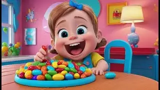 Where Did the Jelly Beans Go | Colorful Counting Song for Kids | Search, Count & Sing