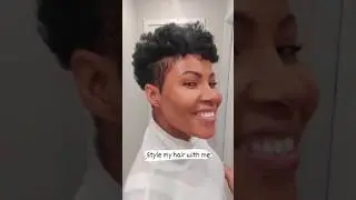 Perm rod set on short natural hair 😍 | Type 4 hair