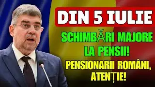 ⚠️ Din 5 Iulie: Schimbări Majore la Pensii! Pensionarii Rom&acirc;ni, Atenție!