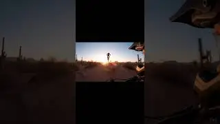 MTB Downhill POV | Desert Dawn Ride
