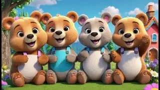 Counting Bears in the Forest | Fun Counting Nursery Rhyme for Kids