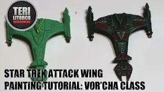 Star Trek Attack Wing: How to Paint a Vor'Cha Class Ship