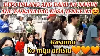 TEAM KALINGAP HINARANG SA DAAN PAPUNTANG VENUE🥰 @KalingapRabOfficial @KalingapJacq