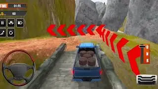 Симулятор вождения джипа по бездорожью - внедорожник 4x4 Cargo Prado Driving 2024 - игровой процесс