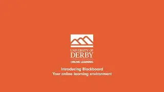 Introducing Blackboard, your online learning environment
