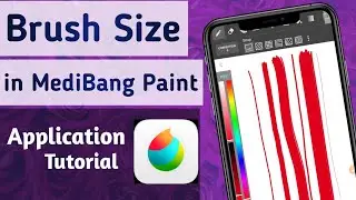 How to Increase or Decrease Brush Size in MediBang Paint App