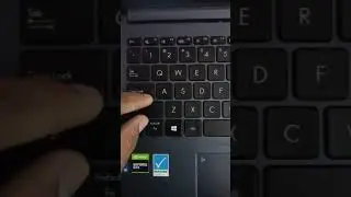 How to on the keyboard backlit of asus laptops #shorts #asus #light #viral