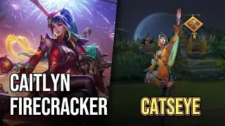 Firecracker Caitlyn Skin - Catseye | League of Legends | Chromas Skin