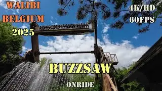 Buzzsaw Onride 2025 - Walibi Belgium [4K-HD/60FPS]