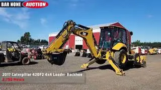 2017 Caterpillar 420F2 4x4 Loader Backhoe