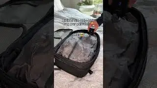 Vacuum Compression Travel Backpack! 🎒 IS IT WORTH IT?! #travelbackpack